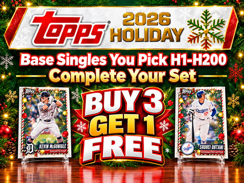 2026 topps holiday - holiday, baseball